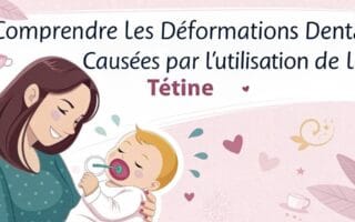 Comprendre les déformations dentaires causées par l’utilisation de la tétine