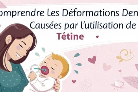 Comprendre les déformations dentaires causées par l’utilisation de la tétine
