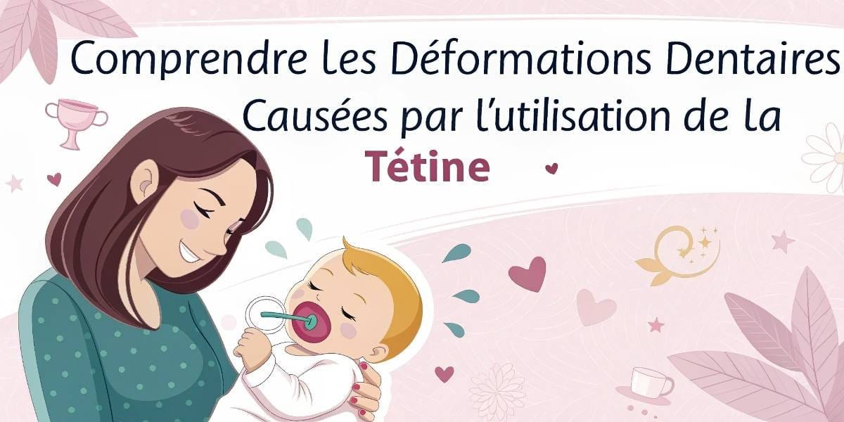 Comprendre les déformations dentaires causées par l’utilisation de la tétine