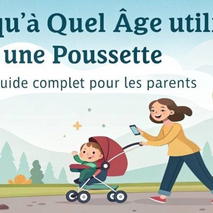 Jusqu’à quel âge utiliser une poussette - Guide complet pour les parents