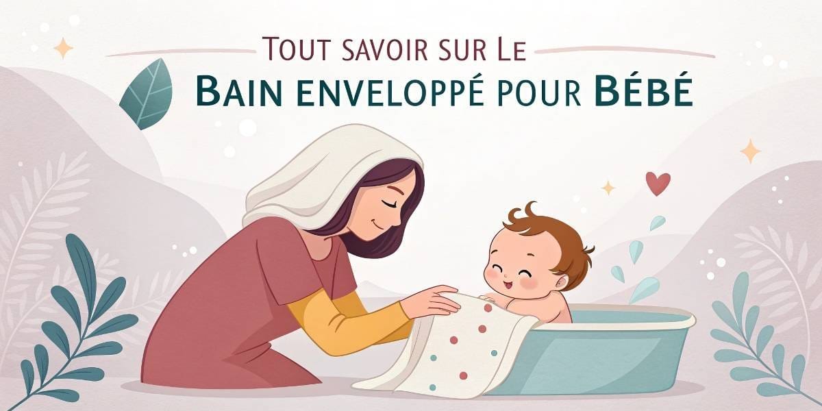 Tout savoir sur le bain enveloppé pour bébé