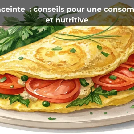Omelette enceinte : conseils pour une consommation sûre et nutritive