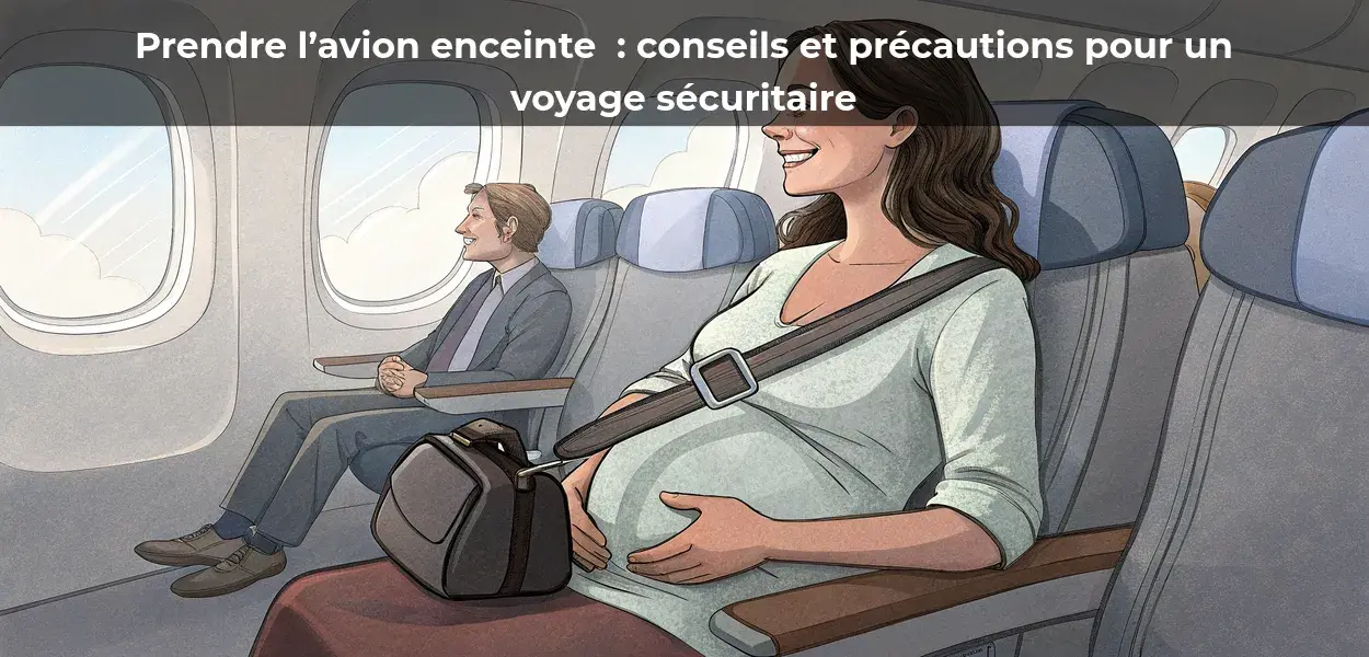 Prendre l'avion enceinte : conseils et précautions pour un voyage sécuritaire