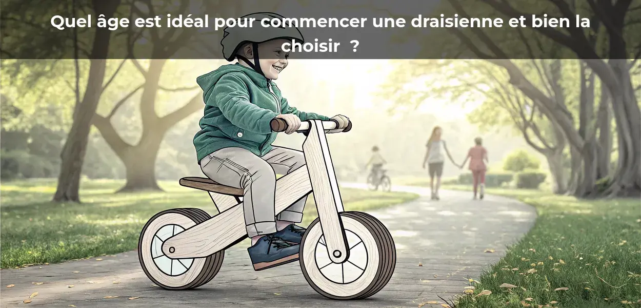 Quel âge est idéal pour commencer une draisienne et bien la choisir ?