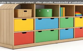 Meuble de rangement enfant : allier sécurité, modularité et esthétisme